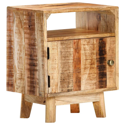 Sängbord 40x30x50 cm grovt mangoträ