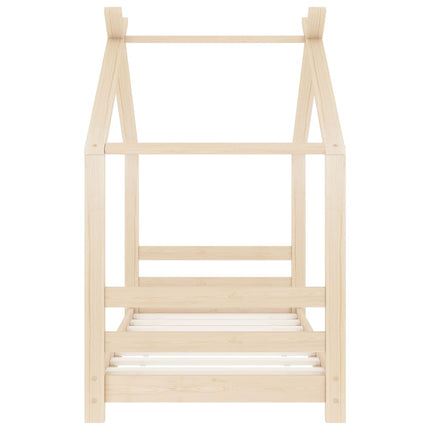 Barnsäng massiv furu 70x140 cm