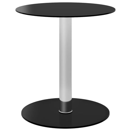 Soffbord svart 40 cm härdat glas