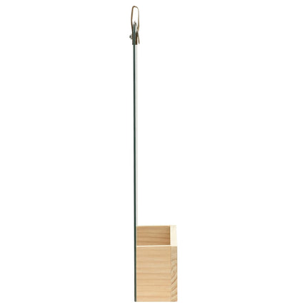 Väggspegel massiv furu 23x39,5 cm
