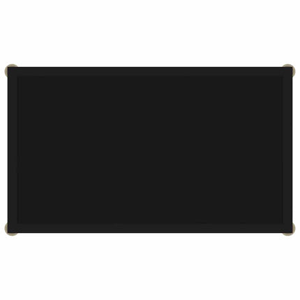 Konsolbord svart 60x35x75 cm härdat glas