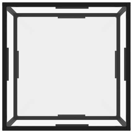 Soffbord transparent 60x60x35 cm härdat glas