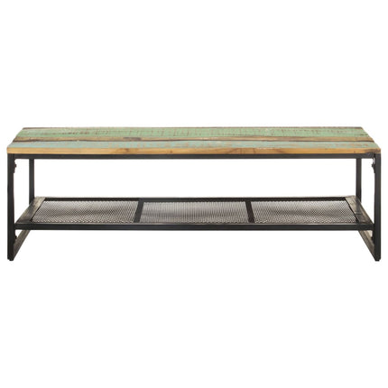 Soffbord 110x60x35 cm massivt återvunnet trä