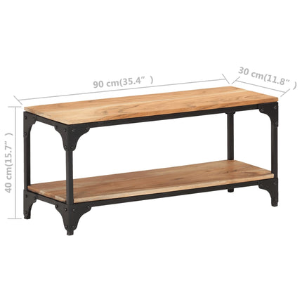Soffbord 90x30x40 cm massivt akaciaträ