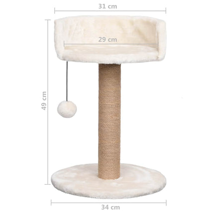Klösträd med klöspelare 49 cm sjögräs
