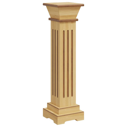 Klassisk blompelare natur 17x17x66 cm MDF