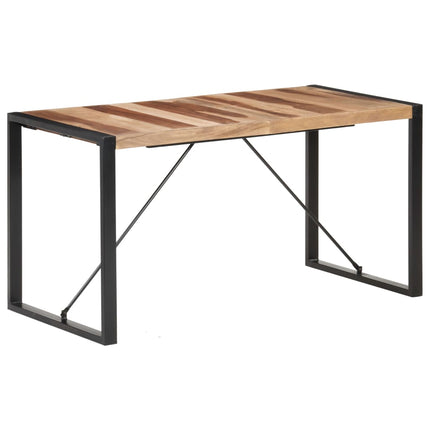 Matbord 140x70x75 cm massivt trä