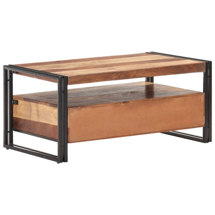 Soffbord 100x55x45cm massivt akaciaträ