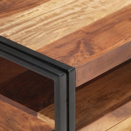 Soffbord 100x55x45cm massivt akaciaträ
