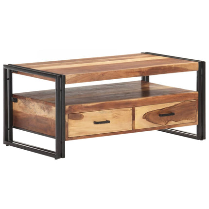 Soffbord 100x55x45cm massivt akaciaträ