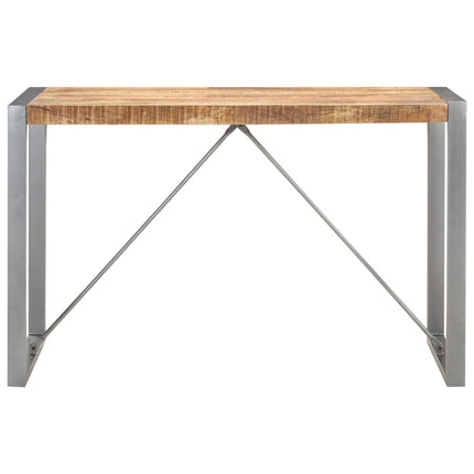 Matbord 120x60x75 cm massivt grovt mangoträ