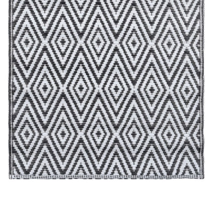 Utomhusmatta ARAKIL vit och svart 80x150 cm PP