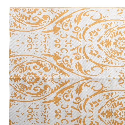 Utomhusmatta ARAKIL orange och vit 190x290 cm PP