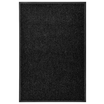 Dörrmatta tvättbar svart 60x90 cm