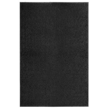Dörrmatta tvättbar svart 120x180 cm