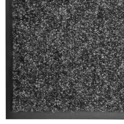 Dörrmatta antracit tvättbar 60x180 cm
