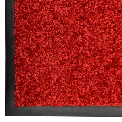 Dörrmatta tvättbar röd 120x180 cm