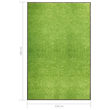 Dörrmatta tvättbar grön 120x180 cm