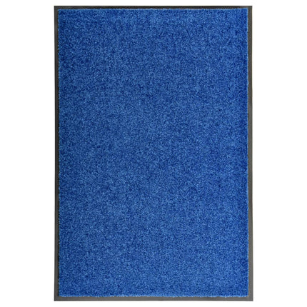 Dörrmatta tvättbar blå 60x90 cm