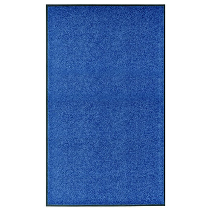 Dörrmatta tvättbar blå 90x150 cm