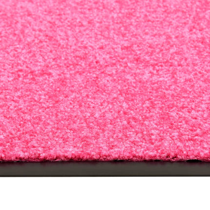 Dörrmatta tvättbar rosa 60x180 cm