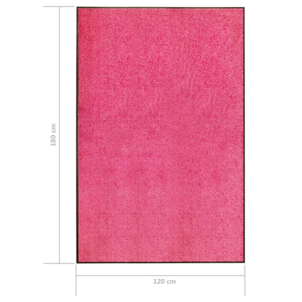 Dörrmatta tvättbar rosa 120x180 cm