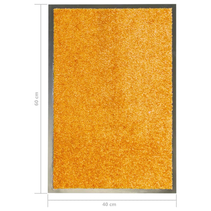 Dörrmatta tvättbar orange 40x60 cm