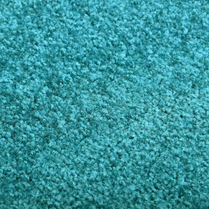 Dörrmatta tvättbar cyan 60x180 cm