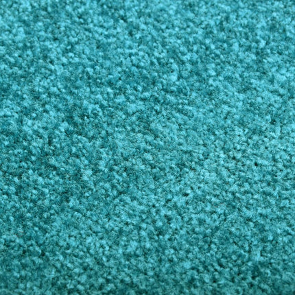 Dörrmatta tvättbar cyan 90x150 cm