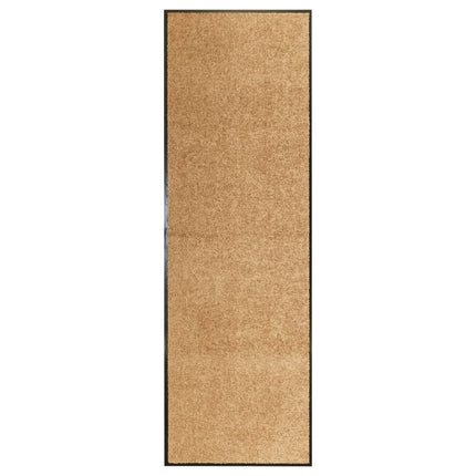 Dörrmatta tvättbar gräddvit 60x180 cm