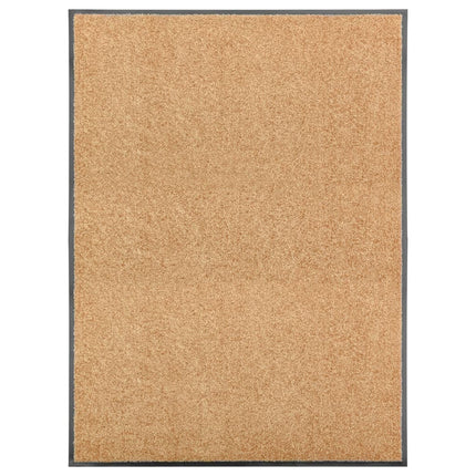 Dörrmatta tvättbar gräddvit 90x120 cm