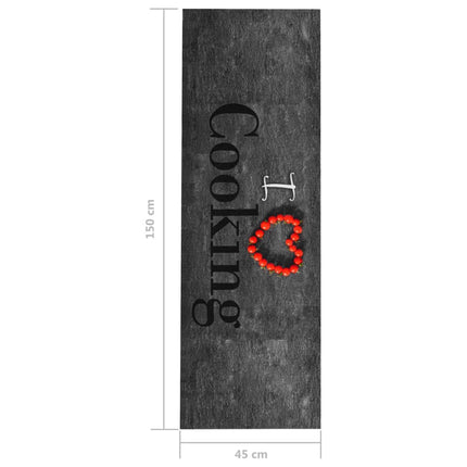 Köksmatta maskintvättbar cooking 45x150 cm