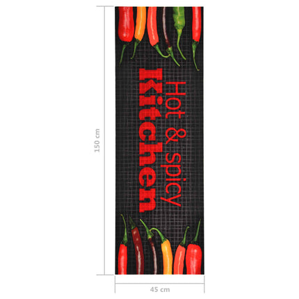 Köksmatta maskintvättbar Hot&Spicy 45x150 cm
