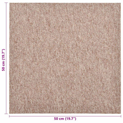Matta 20 pcs Beige 50 x 50 cm 100% Polypropen