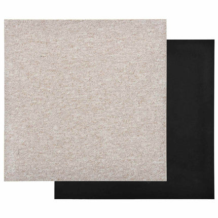Matta 20 pcs Ljus beige 50 x 50 cm 100% Polypropen
