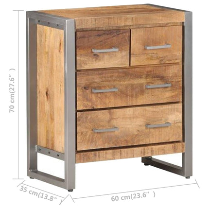 Skänk 60x35x70 cm grovt mangoträ