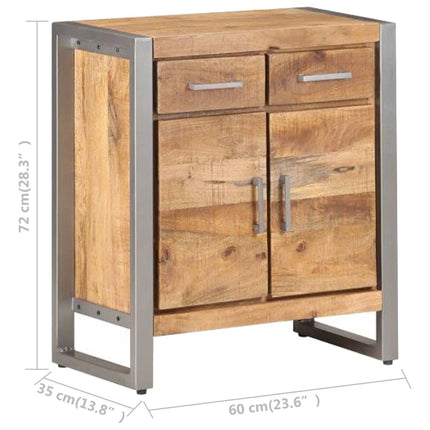 Skänk 60x35x72 cm grovt mangoträ