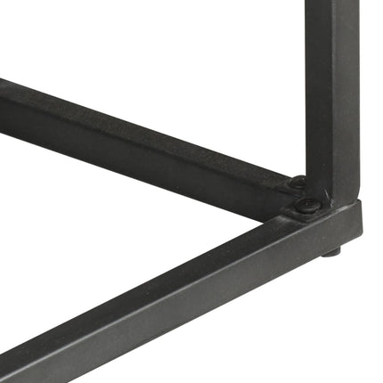 Skänk grå 100x30x70 cm massivt akaciaträ