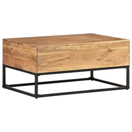 Soffbord 90x60x40 cm massivt akaciaträ