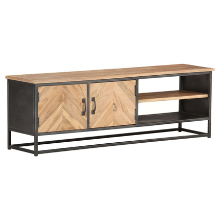 TV-bänk 120x30x40 cm massivt akaciaträ