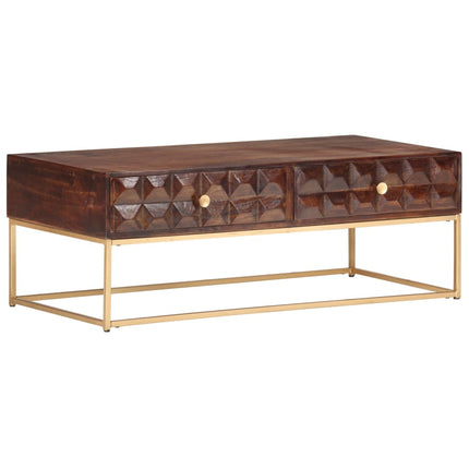 Soffbord 112x50x40 cm massivt mangoträ