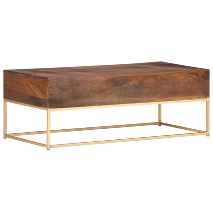 Soffbord 112x50x40 cm massivt mangoträ