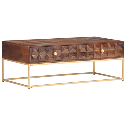 Soffbord 112x50x40 cm massivt mangoträ