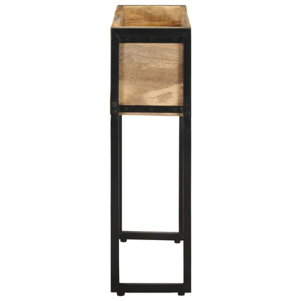 Odlingslåda 60x20x68 cm grovt mangoträ