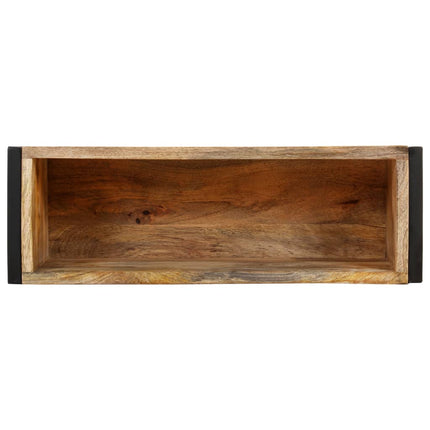 Odlingslåda 60x20x68 cm grovt mangoträ