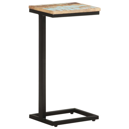 Sidobord 2 st 31,5x24,5x64,5 massivt återvunnet trä