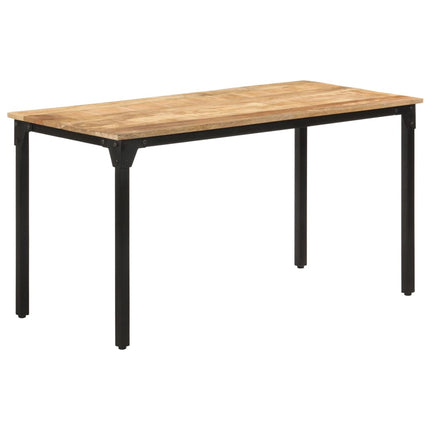 Matbord 140x70x76 cm grovt mangoträ