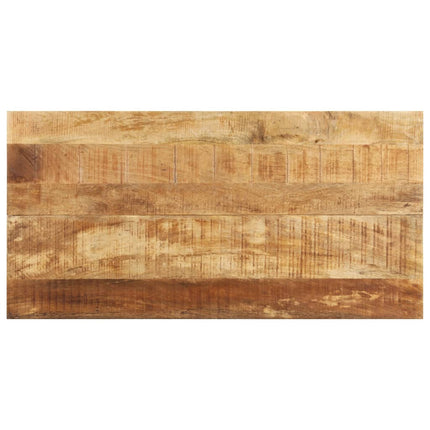 Matbord 140x70x76 cm grovt mangoträ