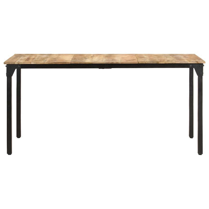 Matbord 160x80x76 cm grovt mangoträ
