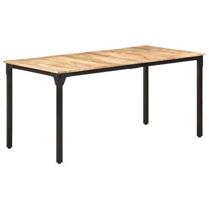Matbord 160x80x76 cm grovt mangoträ